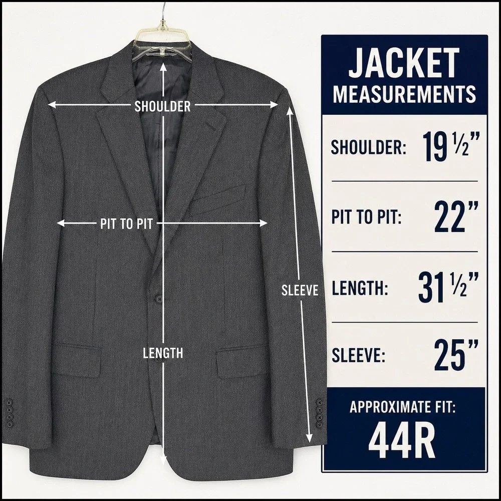 Canali Siena 2 Piece Suit Mens 46R Charcoal Grey Wool 2-Button Modern Made Italy